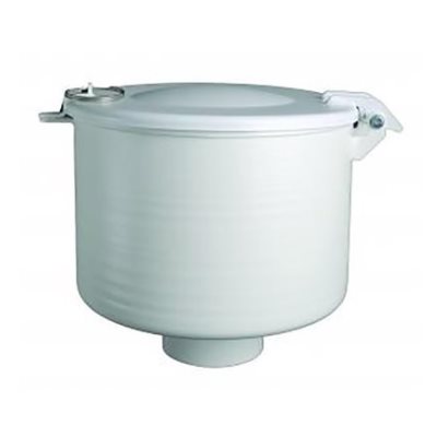 OVERSPILL BUCKET, 5 GAL W / 4" NIPPLE